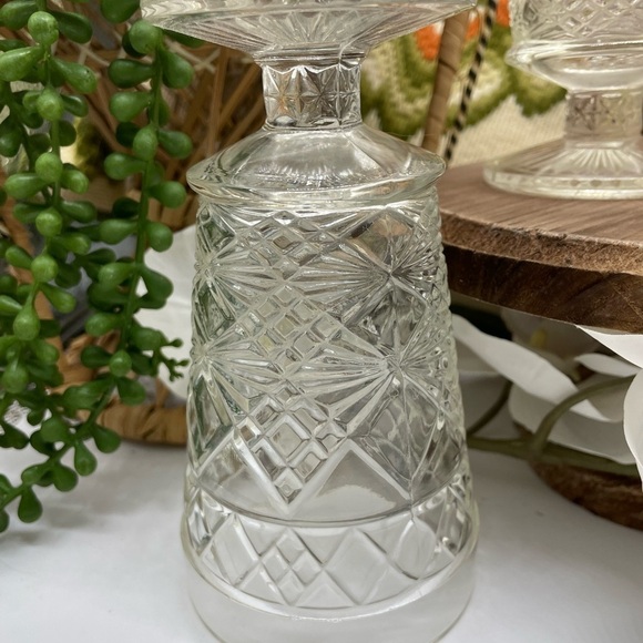 Vintage Hazel Atlas Big Top Peanut Butter Footed Ice Tea Glasses Set of 4 - Picture 2 of 7